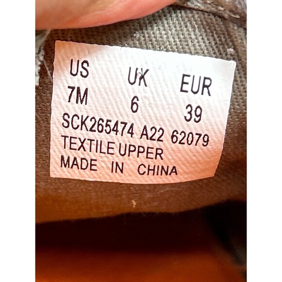 Sperry Mens Memory Foam Camo Canvas Slip-On Shoes Size 7M - Picture 6 of 8